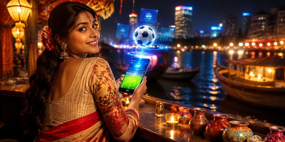 সুন্দরবনের ফুটবল বেটিং এর দৃশ্য যা উৎসবের সঙ্গে মিশে আছে
